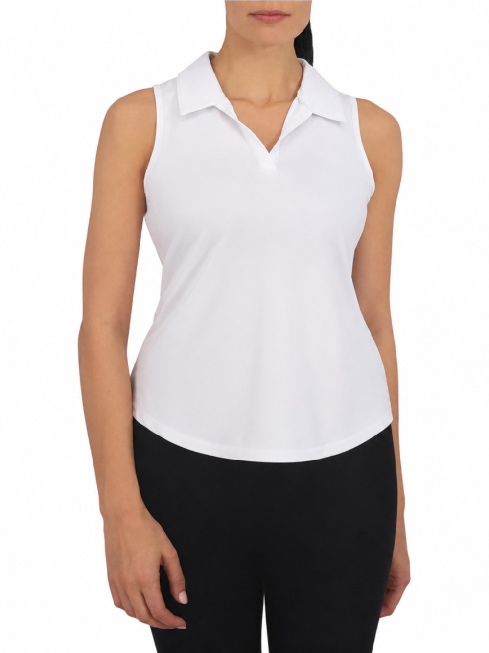 ⚠️4/$15⚠️ HEAD Sleeveless Polo Top White Medium